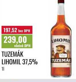 TUZEMÁK LIHOMIL 37,5% 1l
