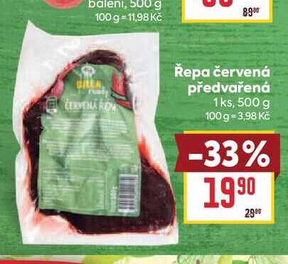 Řepa červená předvařená 1ks, 500 g