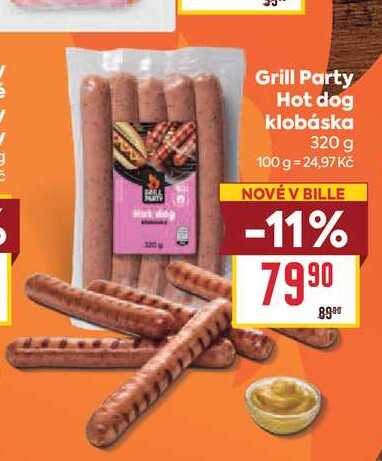 Grill Party Hot dog klobáska 320 g