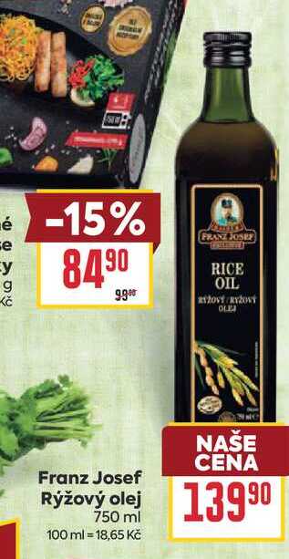 Franz Josef Rýžový olej 750 ml