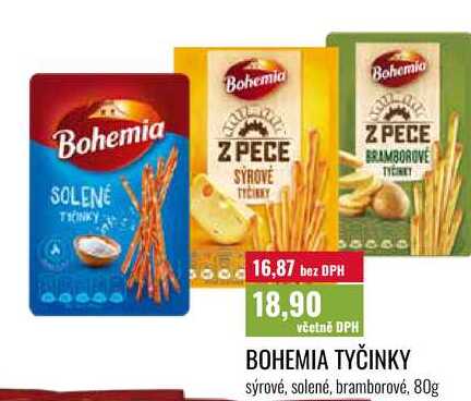 BOHEMIA TYČINKY 80g