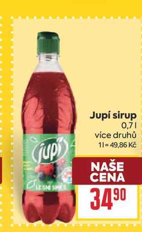 Jupí sirup 0,7l
