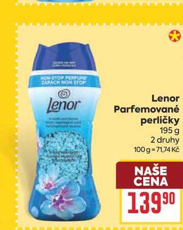 Lenor Parfemované perličky 195 g