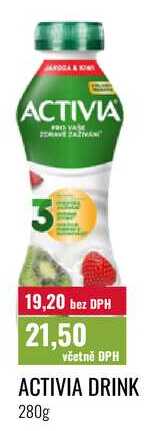 ACTIVIA DRINK 280g  v akci