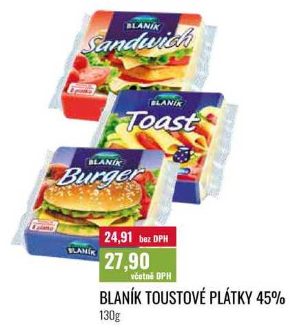 BLANÍK TOUSTOVÉ PLÁTKY 45% 130g 