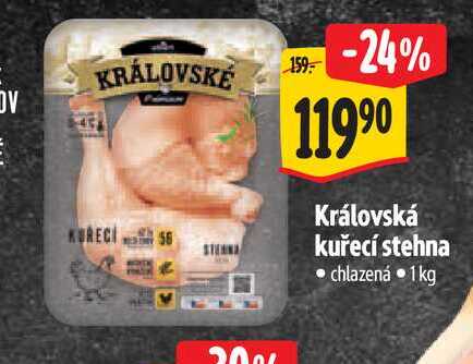  Královská kuřecí stehna  1kg 