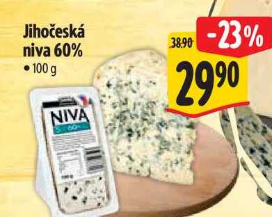 Jihočeská niva 60%  100 g 