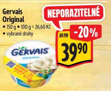 Gervais Original  150 g 