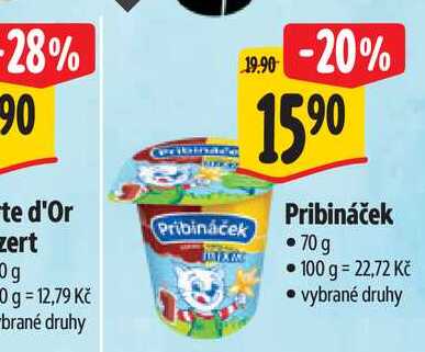 Pribináček  70 g  