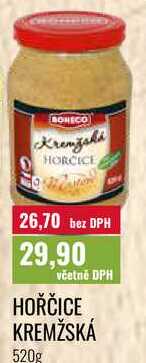 HOŘČICE KREMŽSKÁ 520g 