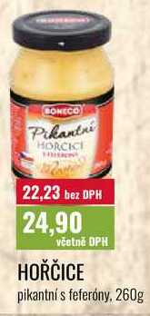 HOŘČICE pikantní s feferóny, 260g 