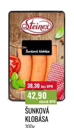 ŠUNKOVÁ KLOBÁSA 300g