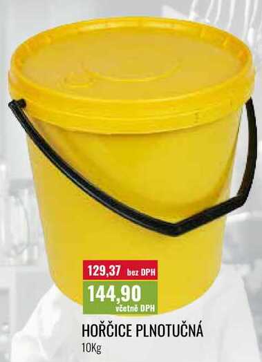 HOŘČICE PLNOTUČNÁ 10Kg 