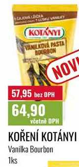 KOŘENÍ KOTÁNYI Vanilka Bourbon 1ks