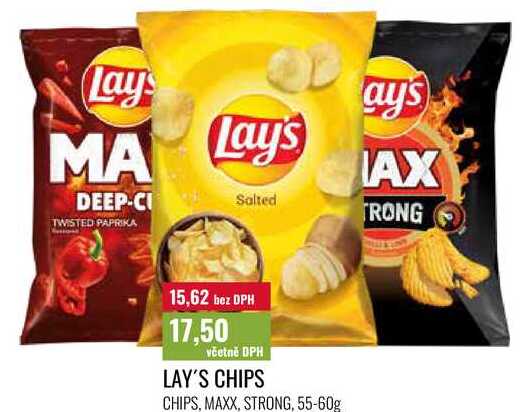 LAY'S CHIPS 55-60g