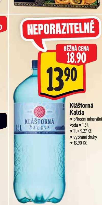   Kláštorná Kalcia 1,5 l