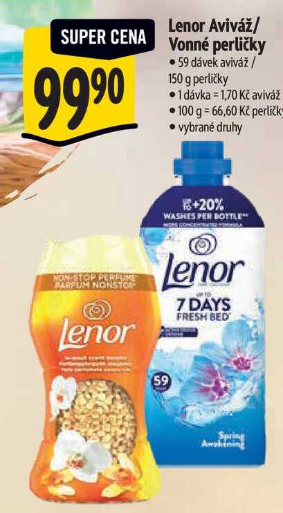   Lenor Aviváž 59 dávek