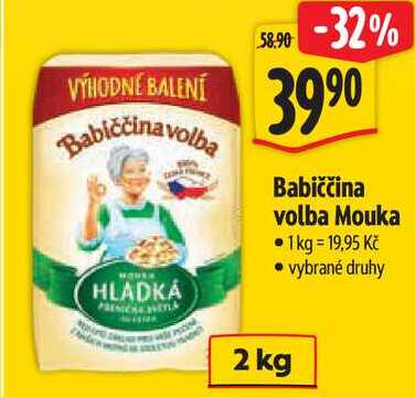 Babiččina volba Mouka, 2 kg