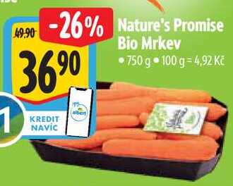 Nature's Promise Bio Mrkev, 750 g 