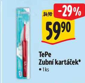 TePe Zubní kartáček, 1 ks