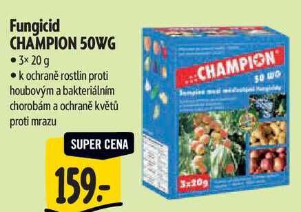 Fungicid CHAMPION 50WG, 3x 20 g 