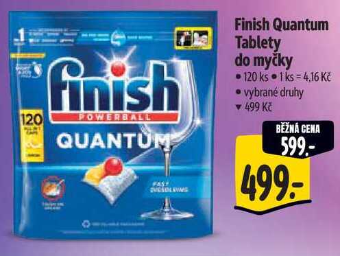 Finish Quantum Tablety do myčky, 120 ks