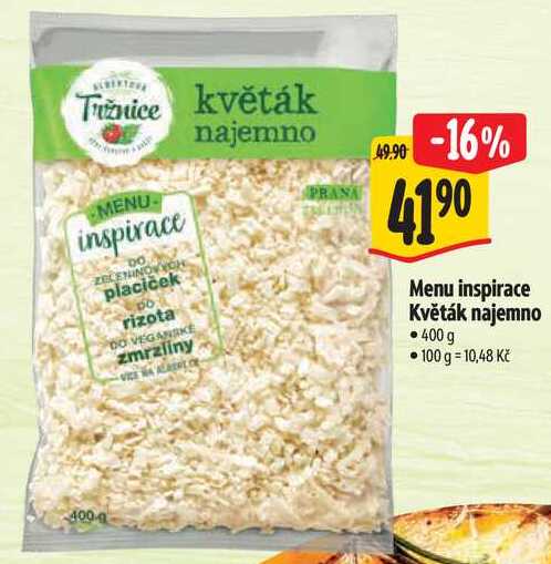 Menu inspirace Květák najemno, 400 g