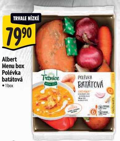 Albert Menu box Polévka batátová