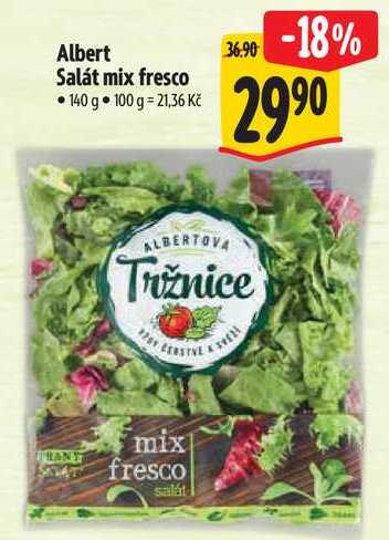 Albert Salát mix fresco, 140 g