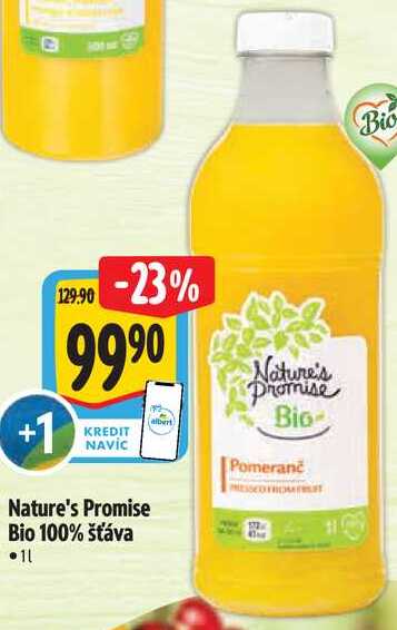 Nature's Promise Bio 100% šťáva, 1 l