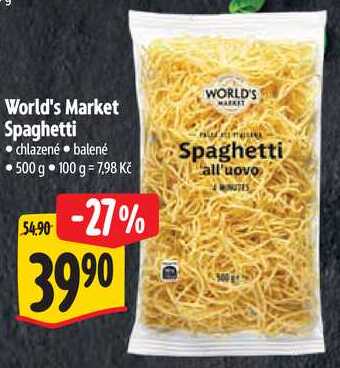 World's Market Spaghetti, 500 g