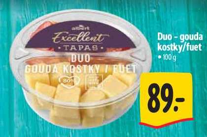 Duo-gouda kostky/fuet, 100 g