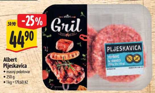 Albert Pljeskavica, 250 g