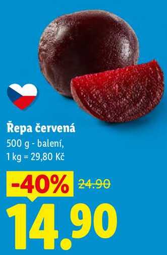 Řepa červená, 500 g 