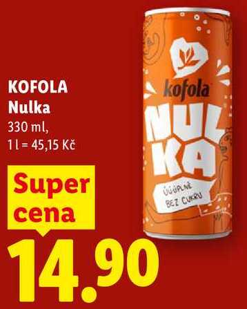 KOFOLA Nulka, 330 ml