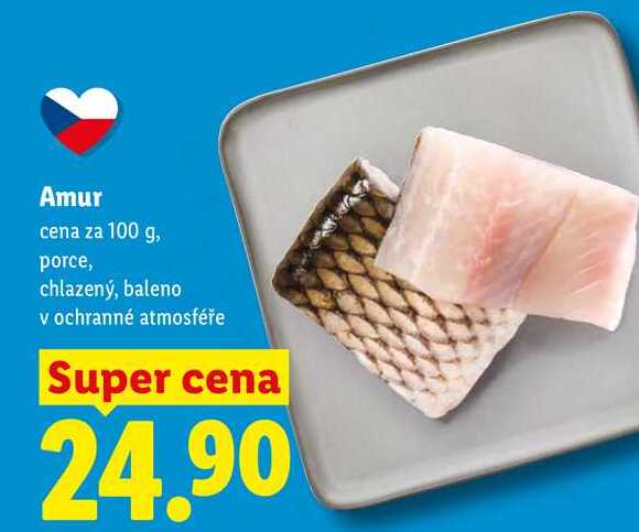 Amur, cena za 100 g