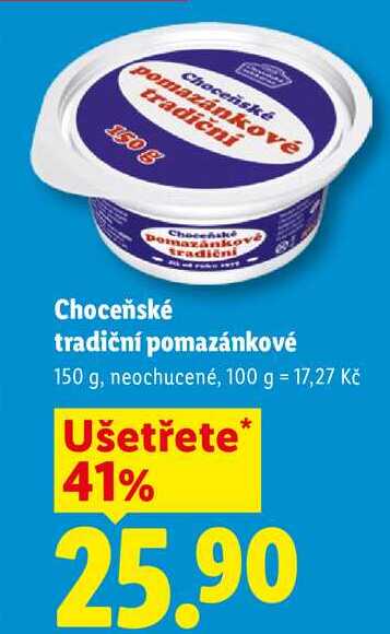 Choceňské tradiční pomazánkové, 150 g