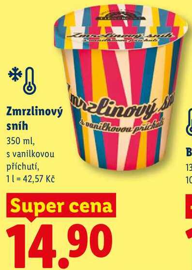 Zmrzlinový sníh, 350 ml