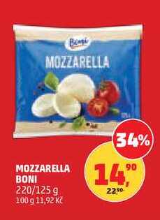 MOZZARELLA BONI, 220 g