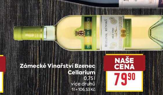 Zámecké Vinařství Bzenec Cellarium 0,75l