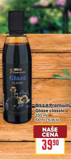 BILLA Premium, Glaze classic 250 ml
