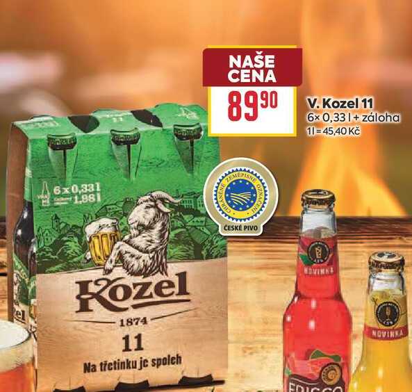 V. Kozel 11 6x 0,33l