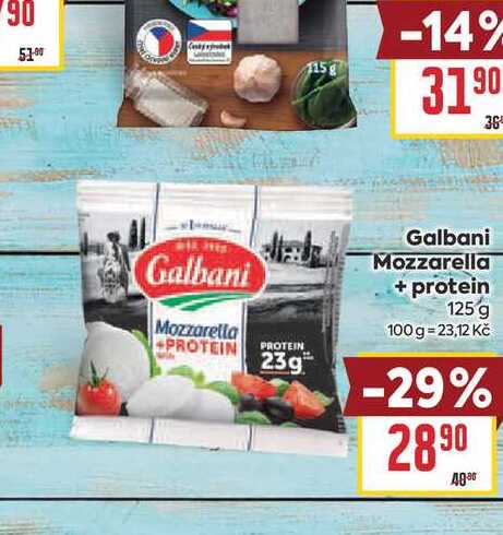 Galbani Mozzarella + protein 125 g