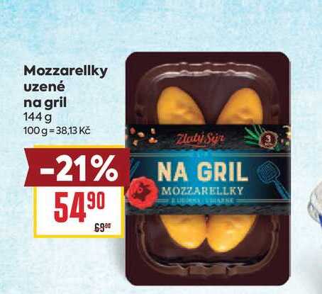 Mozzarellky uzené na gril 144 g