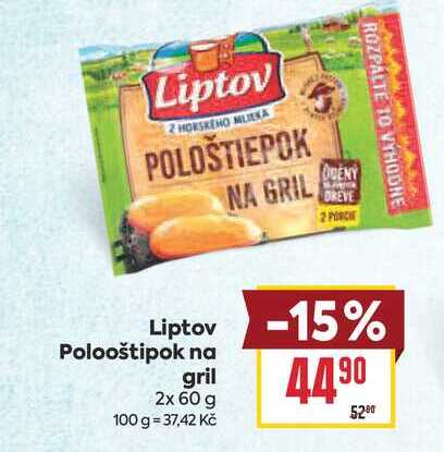 Liptov Polooštipok na gril 2x 60 g 