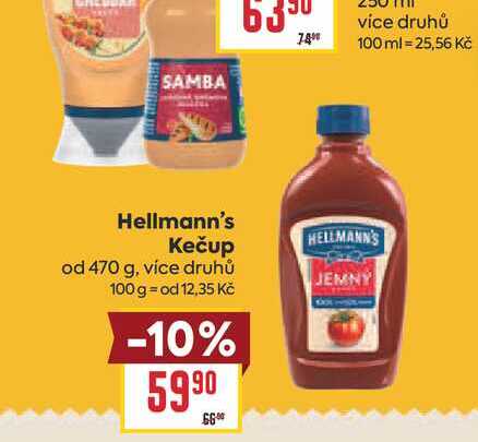 Hellmann's Kečup od 470 g