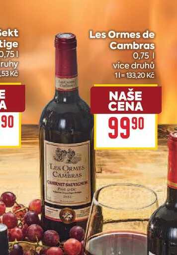 Les Ormes de Cambras 0,75l