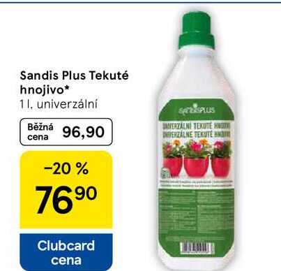 Sandis Plus Tekuté hnojivo, 1 l