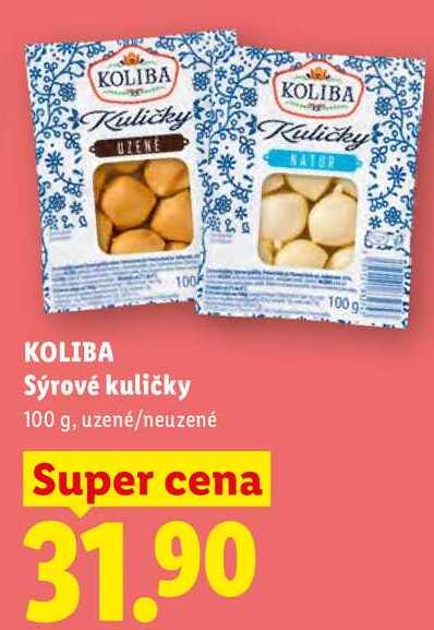 KOLIBA Sýrové kuličky, 100 g