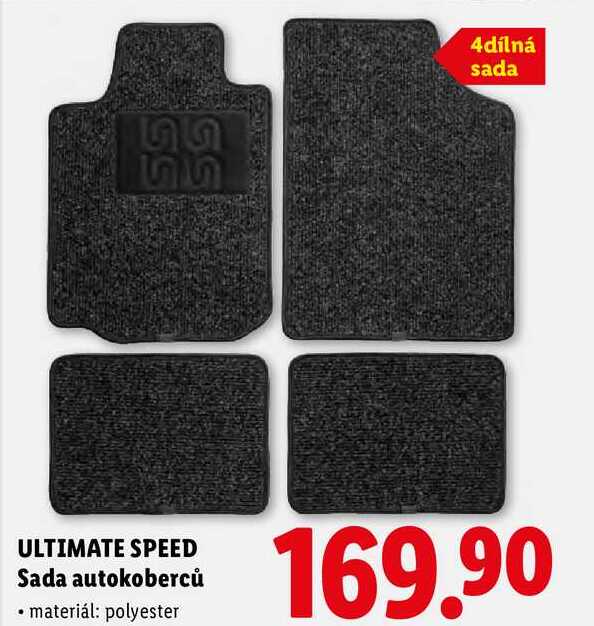 ULTIMATE SPEED Sada autokoberců 
